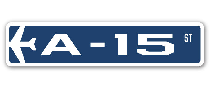 A-15 Street Sign