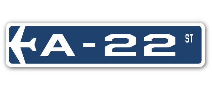 A-22 Street Sign