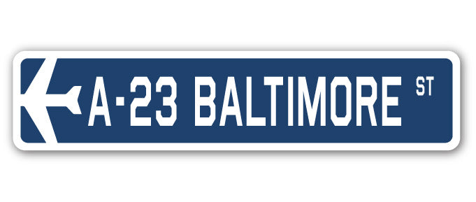 A-23 Baltimore Street Sign