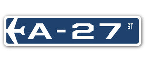 A-27 Street Sign