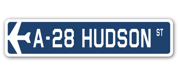 A-28 Hudson Street Sign