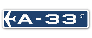 A-33 Street Sign