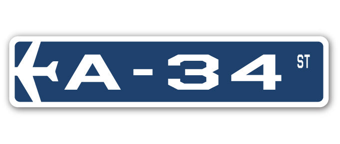 A-34 Street Sign