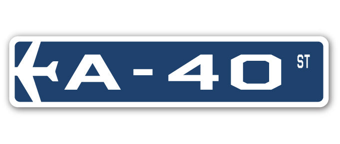 A-40 Street Sign