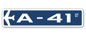 A-41 Street Sign