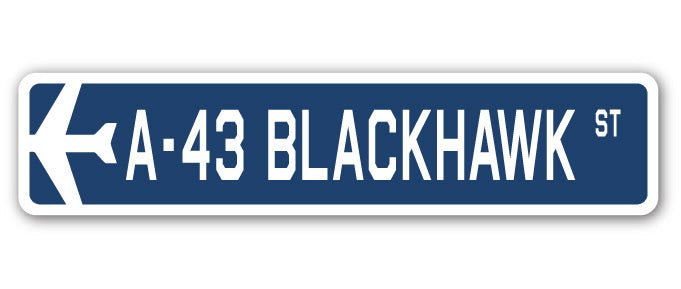 A-43 Blackhawk Street Sign