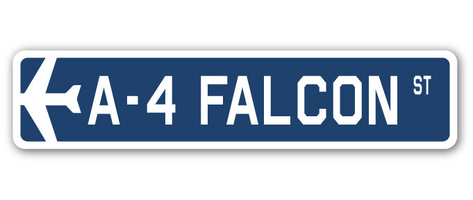 A-4 Falcon Street Sign