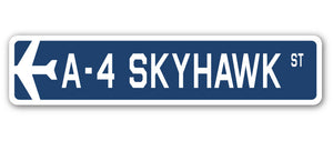 A-4 Skyhawk Street Sign