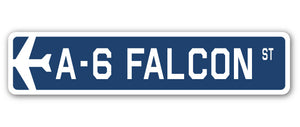 A-6 Falcon Street Sign