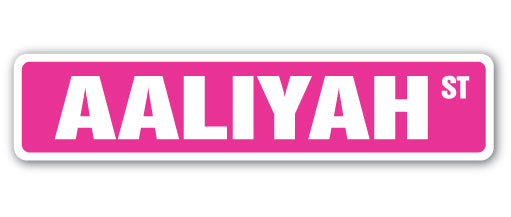Aaliyah Street Vinyl Decal Sticker