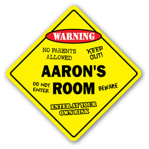 Aaron's Room Vinyl Decal Sticker
