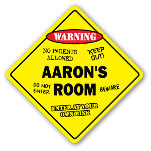 Aaron's Room Vinyl Decal Sticker