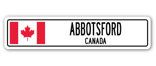 ABBOTSFORD, CANADA Street Sign