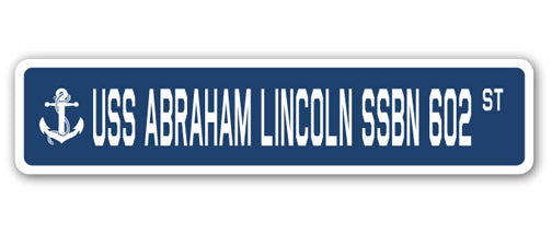 USS Abraham Lincoln Ssbn 602 Street Vinyl Decal Sticker
