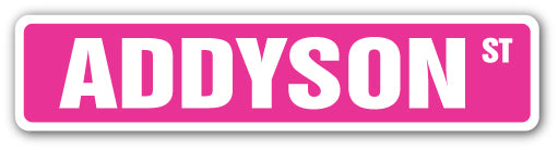 Addyson Street Vinyl Decal Sticker