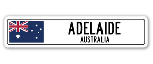 Adelaide, Australia Street Vinyl Decal Sticker