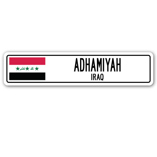 ADHAMIYAH, IRAQ Street Sign
