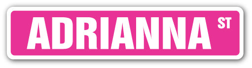 Adrianna Street Vinyl Decal Sticker