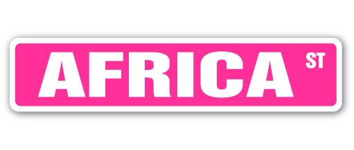 AFRICA Street Sign