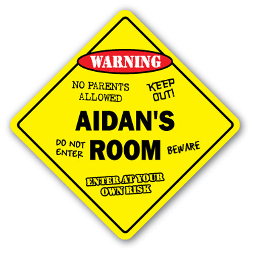 Aidan's Room Vinyl Decal Sticker