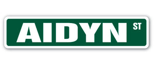 AIDYN Street Sign