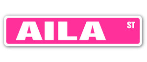 AILA Street Sign