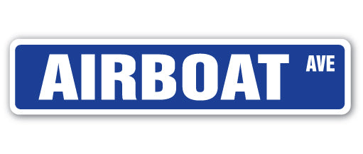 Airboat Street Vinyl Decal Sticker