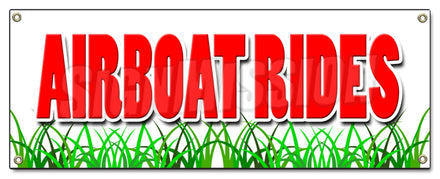 Airboat Rides Banner