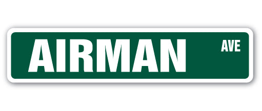 AIRMAN Street Sign