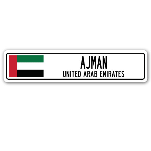 AJMAN, UNITED ARAB EMIRATES Street Sign