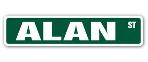 ALAN Street Sign