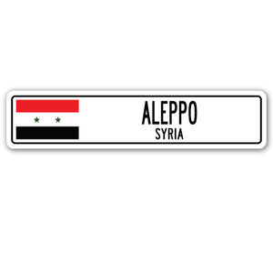 ALEPPO, SYRIA Street Sign