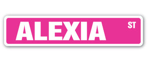 Alexia Street Vinyl Decal Sticker