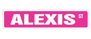 Alexis Street Vinyl Decal Sticker