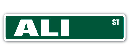 ALI Street Sign