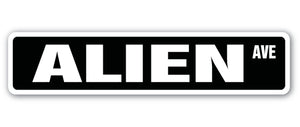 Alien Street Vinyl Decal Sticker