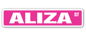 ALIZA Street Sign