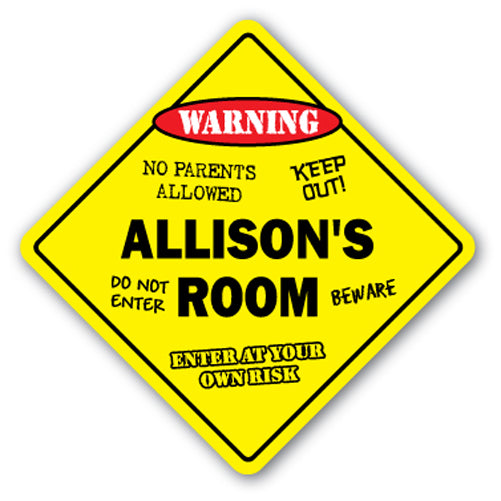 Allison's Room Vinyl Decal Sticker