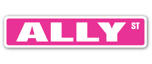 Ally Street Vinyl Decal Sticker