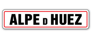 Alpe D'huez Street Vinyl Decal Sticker