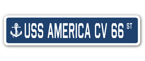 USS America Cv 66 Street Vinyl Decal Sticker