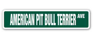 American Pit Bull Terrier Street Vinyl Decal Sticker