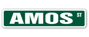 AMOS Street Sign