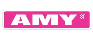 AMY Street Sign