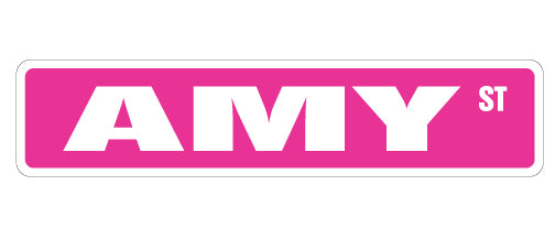 AMY Street Sign