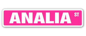 ANALIA Street Sign