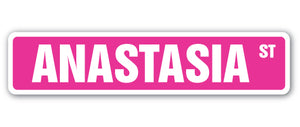 Anastasia Street Vinyl Decal Sticker