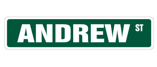 ANDREW Street Sign