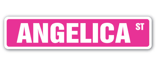 ANGELICA Street Sign