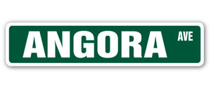 ANGORA Street Sign